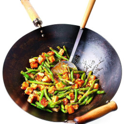 Szechuan Tofu and Green Bean Stir-Fry