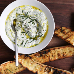Herbed Ricotta with Grilled Bread