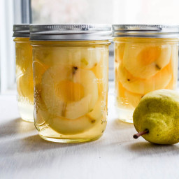 Home Canned Pears in Light Syrup