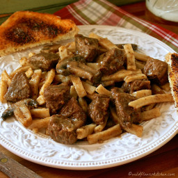 Home-Style Beef 'n Noodles with Mushrooms and Onions