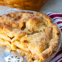 Homemade Apple Pie with Lemon Butter Crust