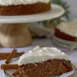 Homemade Apple Spice Cake with Mascarpone Frosting