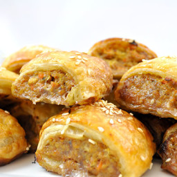 Homemade Beef and Vegetable Sausage Rolls