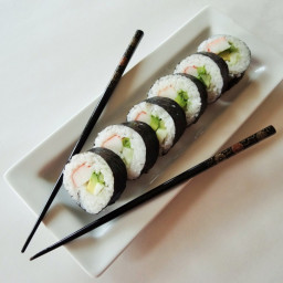 Homemade California Sushi Roll