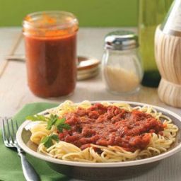 Homemade Canned Spaghetti Sauce Recipe