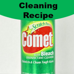 Homemade Comet Natural Cleaning Recipe