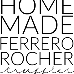 Homemade Ferrero Rocher Hazelnut Truffles