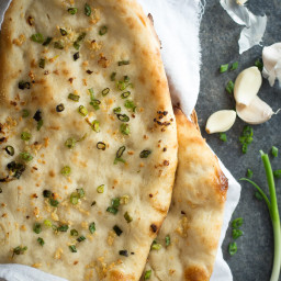 Homemade Garlic Naan Bread