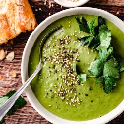 Homemade Green Pea Soup