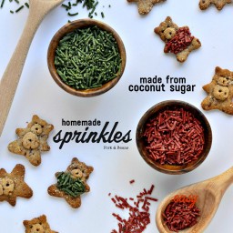 Homemade Healthy Christmas Sprinkles