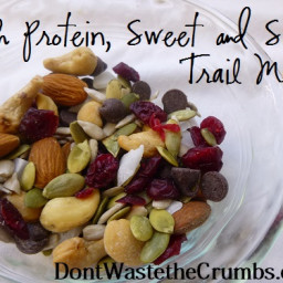 Homemade High Protein Sweet and Salty Trail Mix