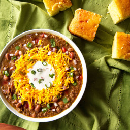 Homemade Instant Pot Chili (with dried beans)