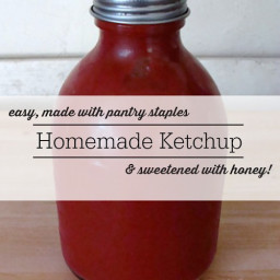 Homemade Ketchup With Honey