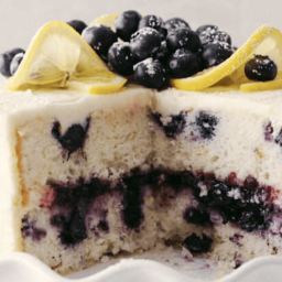 Homemade Lemon Blueberry Cake
