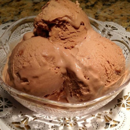 Homemade Nutella Ice Cream