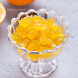 Homemade Orange Gummy Bears