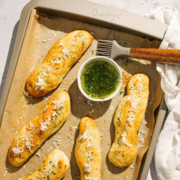 Homemade Parmesan Breadsticks