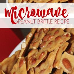 Homemade Peanut Brittle Microwave Recipe!