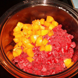Homemade Raspberry Apricot Jam