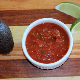 Homemade Salsa with Canned Tomatoes