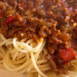 Homemade Spaghetti Sauce with Ground Beef