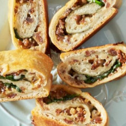 Homemade Spinach Pizza Rolls