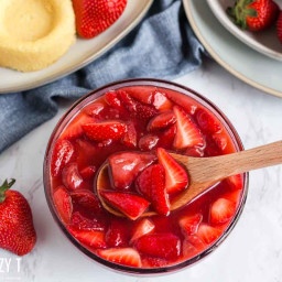 Homemade Strawberry Sauce with Secret Ingredient