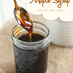 Homemade Sugar-Free Maple Syrup