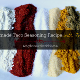 Homemade Taco Seasoning Recipe with Turmeric