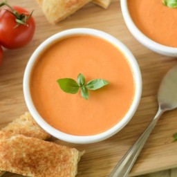 Homemade Tomato Basil Soup