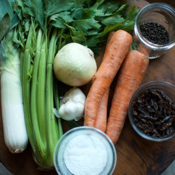 Homemade Vegetable Stock Concentrate
