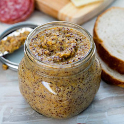 Homemade Whole Grain Mustard with