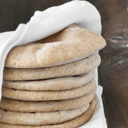 Homemade Whole Wheat Pita Bread