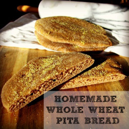 Homemade Whole Wheat Pita Bread Recipe