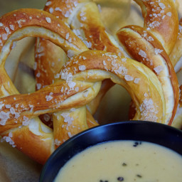 Homemade Pretzels with Beer Cheese