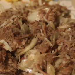 Homestyle Kalua Pork with Cabbage in a Slow Cooker