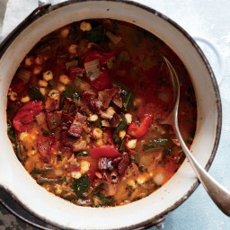 Hominy Stew with Bacon