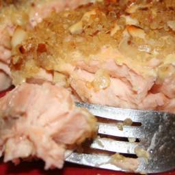 Honey, Almond and Quinoa Crusted Salmon