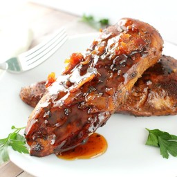 Honey Bacon Glazed Chicken