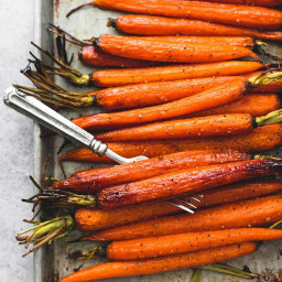 Honey Brown Sugar Roasted Carrots