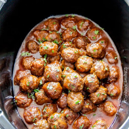 Honey Buffalo Meatballs (Slow cooker)