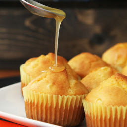 Honey Butter Cornbread Muffins