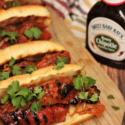 Honey Chipotle Country Style Rib Sandwich
