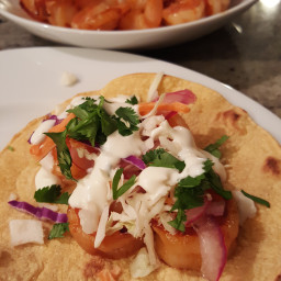 Honey-Chipotle Shrimp Tacos