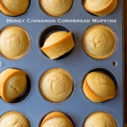 Honey Cinnamon Cornbread Muffins