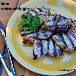 Honey Lime Grilled Chicken Thighs