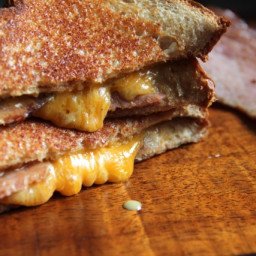 Honey Mustard and Ham Grilled Cheese