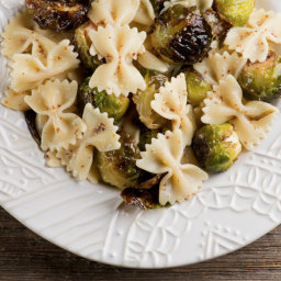 Honey Mustard Roasted Brussels Sprouts Pasta