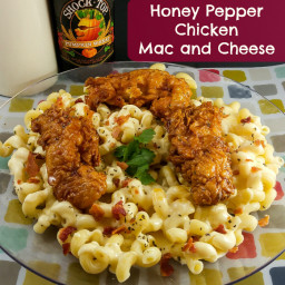 Honey Pepper Chicken Mac and Cheese
