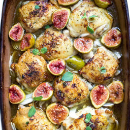 Honey Roasted Figs and Chicken